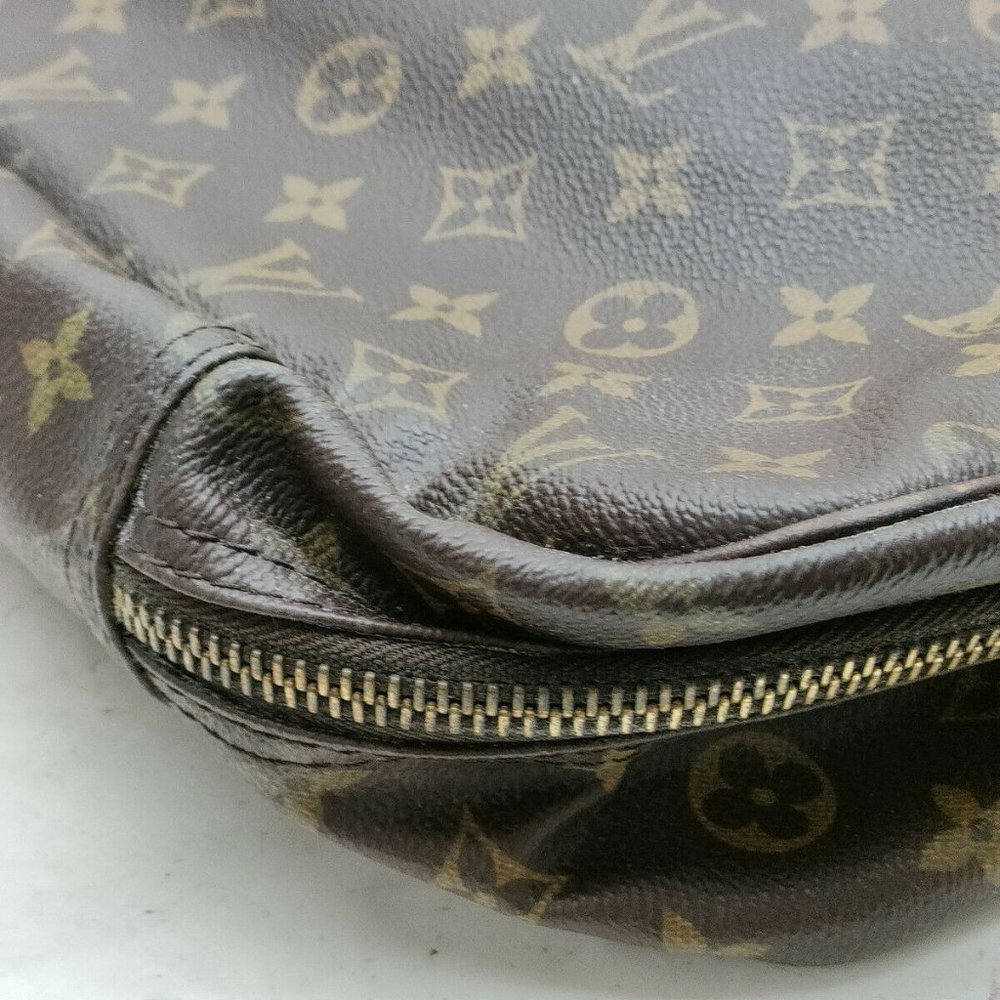 Louis Vuitton Travel Bag Alize 1 Poche Browns - Picture 9 of 10